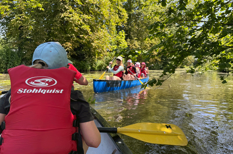 Sommer, Sonne, Wasserspaß: Die DLRG-Jugend Wolfenbüttel erlebte am 21. Juni eine gelungene Kanu-Tour auf der Oker.