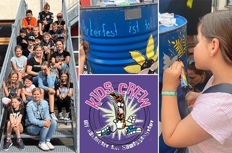 Aufmacher der Ackerfest-Kids-Crew-Aktion