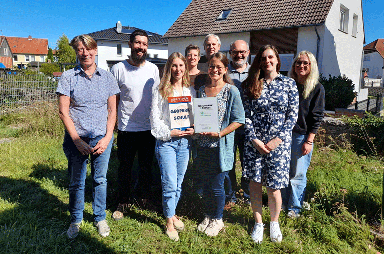 Die Grundschule Königslutter wurde als erste Schule mit dem Zusatz "Natur- und Geopark Schule" ausgezeichnet.