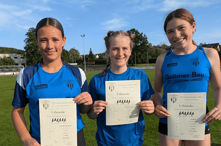 Durch Spitzenleistungen beim Kinder- und Jugendsportfest des TSV Germania Helmstedt wurden mehrere Vereinsrekorde eingestellt.