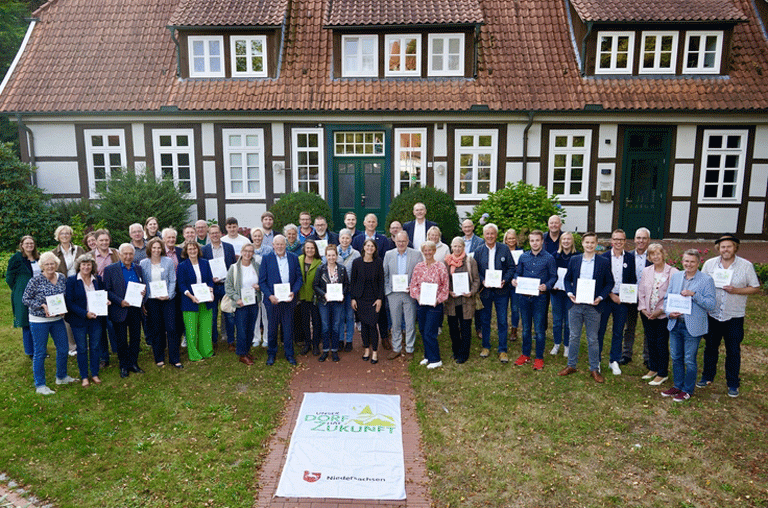 Das Dorf Gielde im Landkreis Wolfenbüttel wurde im Rahmen des Landeswettbewerbs „Unser Dorf hat Zukunft“ geehrt.