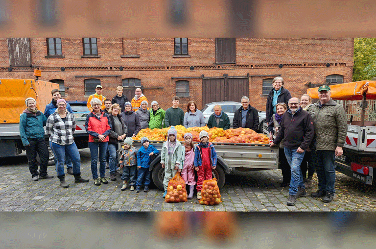 Große und kleine Apfelsammler beteiligten sich an der diesjährigen Apfelsammelaktion des Landkreises Wolfenbüttel.
