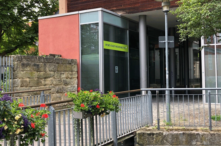 An der Rathausbrücke in Wolfenbüttel wird Ende Oktober gebaut. Die Brücke muss während der Arbeiten gesperrt werden.