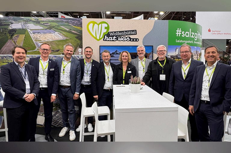 Die Stadt Wolfenbüttel hat sich auf der EXPO REAL in München präsentiert. Die Delegation hat für den Standort der Lessingstadt geworben.