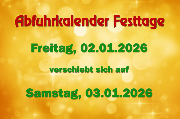 Feiertag 7 Abfuhren ALW AbfallApp