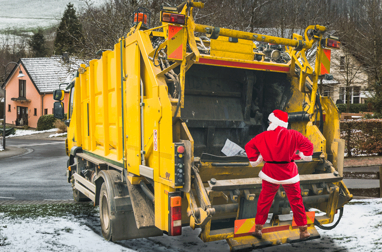 Rund um die Weihnachtsfeiertage kommt es im Landkreis Helmstedt erneut zu Änderungen bei der Hausmüll- und Wertstoffabfuhr.